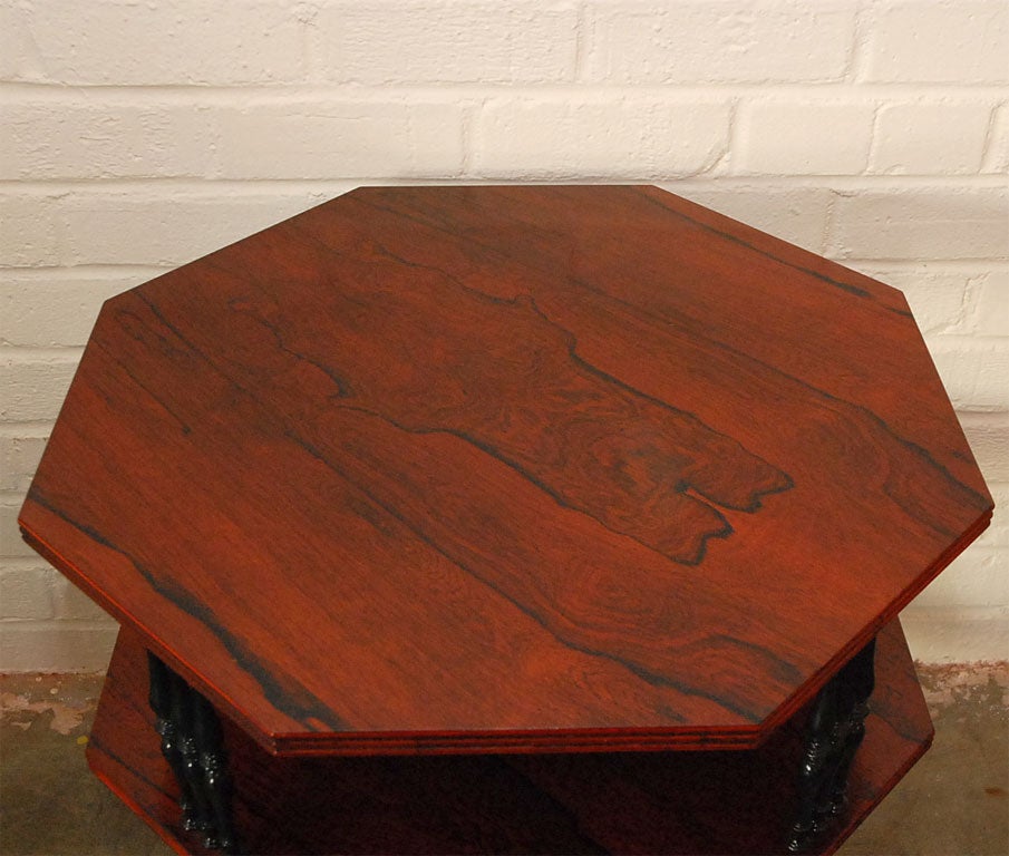 Danish Octagonal Rosewood Table 1
