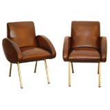 Vintage French 1940's Club Chairs