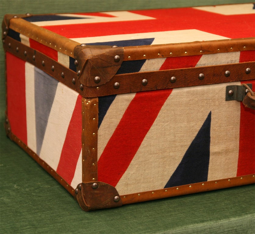 20th Century Union Jack Suitcase, England, c. 1930