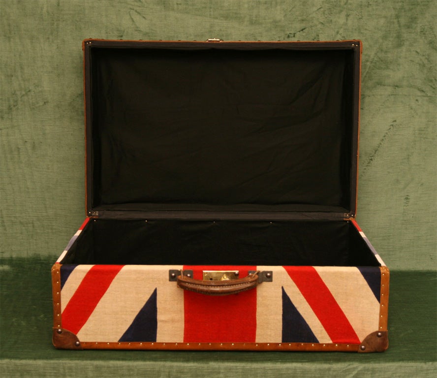 20th Century Union Jack Suitcase, England, c. 1930