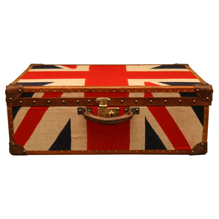 Union Jack Suitcase, England, c. 1930