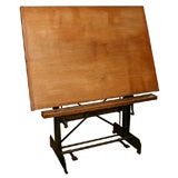 Vintage French Drafting Table