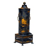 19thC REGENCY CHINOISERIE TOLE HOT WATER URN
