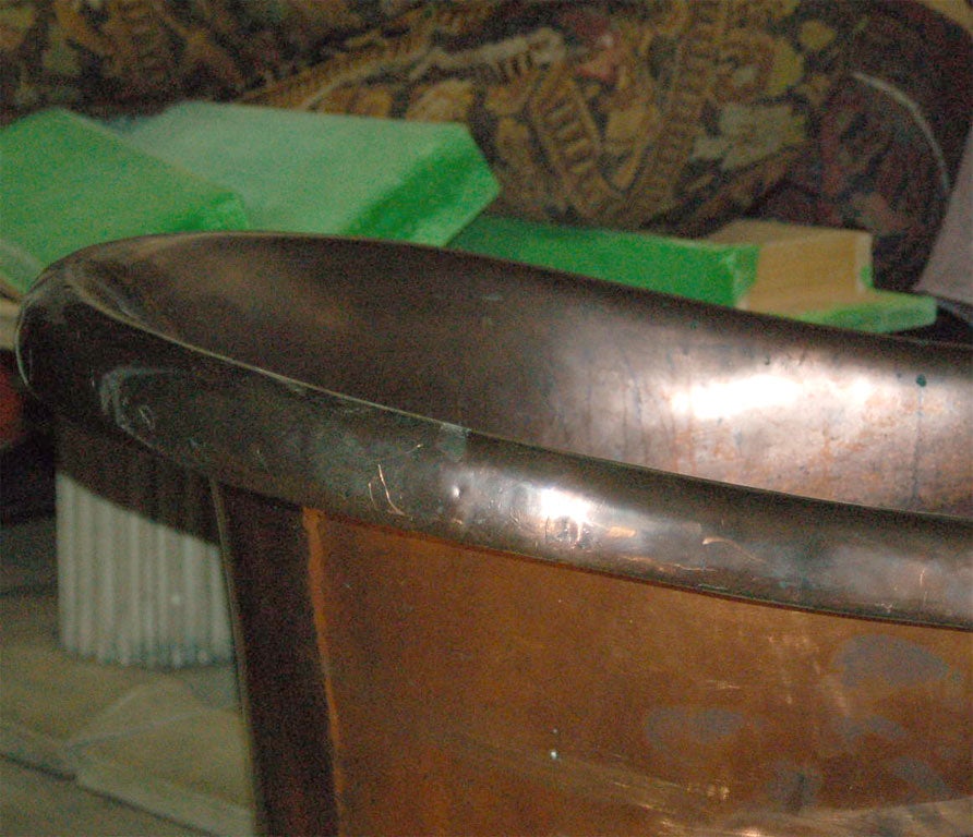 Fantastic Antique Copper Bath Tub 3