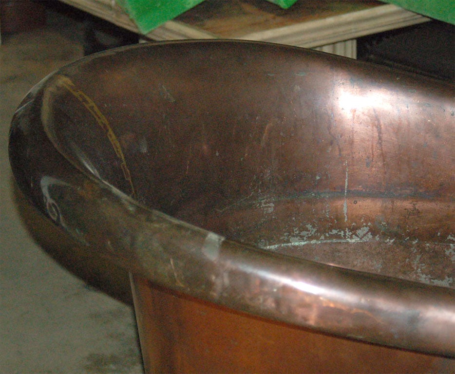 Fantastic Antique Copper Bath Tub 4