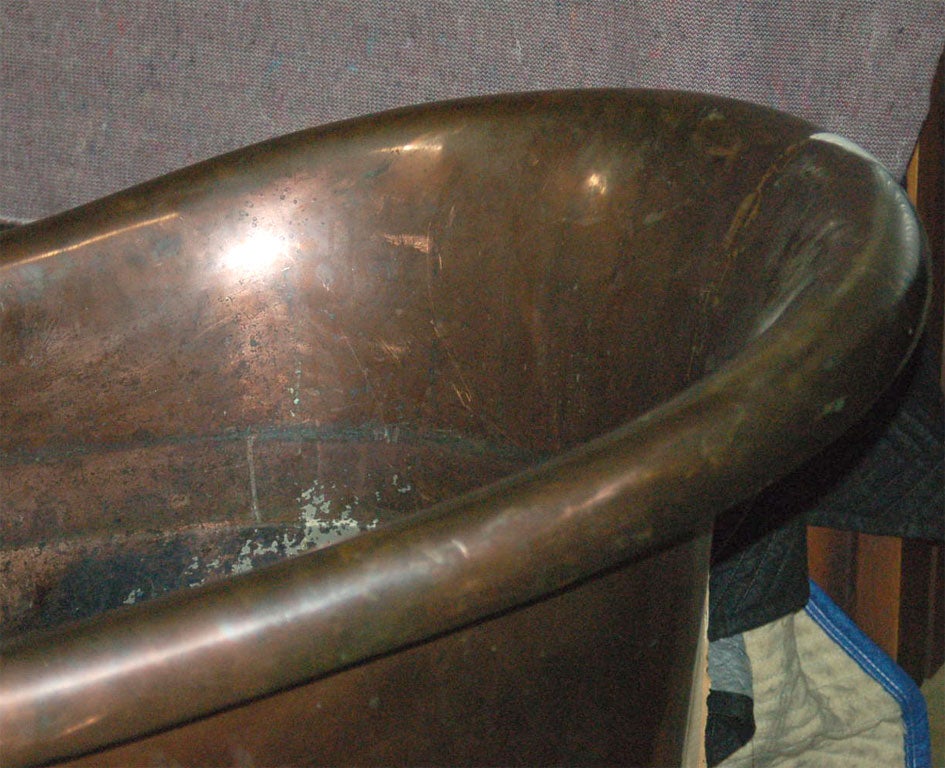 Fantastic Antique Copper Bath Tub 5