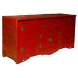 Red Shanxi sideboard/buffet