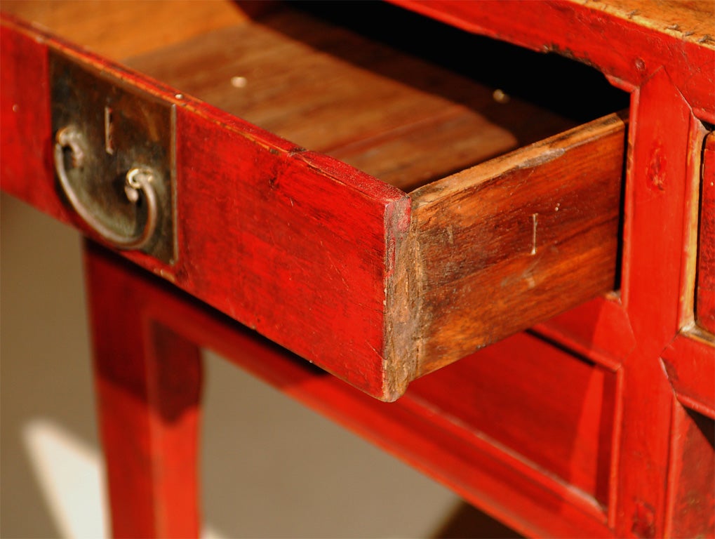 Qing Dynasty Doctor's Desk from the Shanxi Province For Sale 3