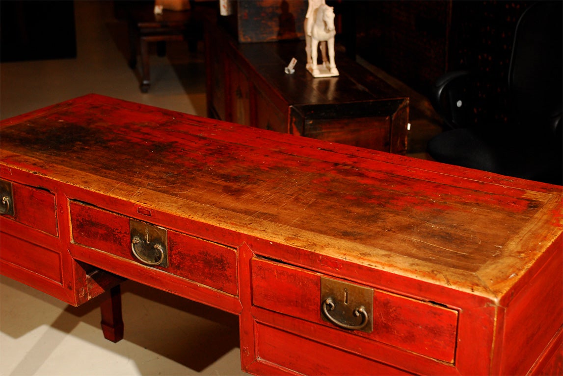 Qing Dynasty Doctor's Desk from the Shanxi Province For Sale 4