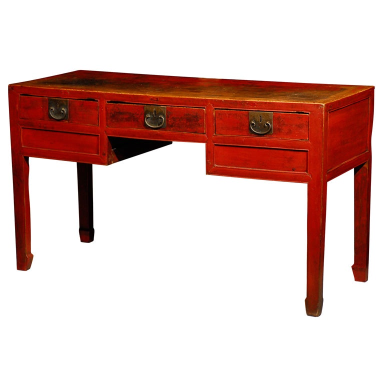 Qing Dynasty Doctor's Desk from the Shanxi Province For Sale
