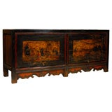 Antique Mongolian Chest with pocket doors