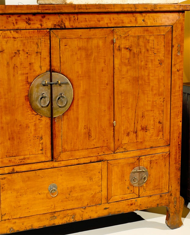 19th Century Large Gansu Cabinet from China