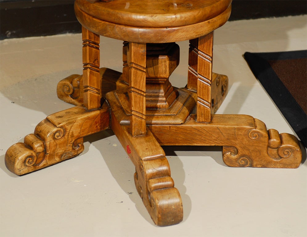 Chinese Rotating Lazy Susan-like Shanxi Altar Table For Sale