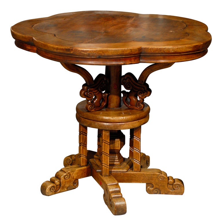 Rotating Lazy Susan-like Shanxi Altar Table For Sale