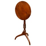 English, mahogany tilt-top candlestand