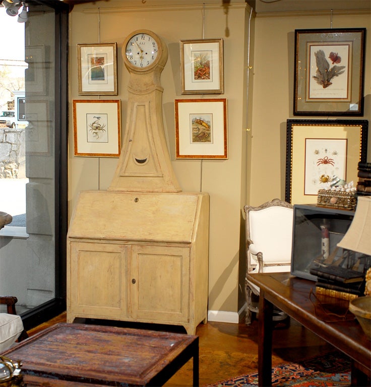 Swedish Secretary with Clock