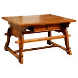 18th Century Tyrolean table desk with one drawer