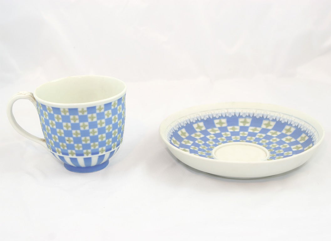 Wedgwood diceware cup & saucer For Sale 2