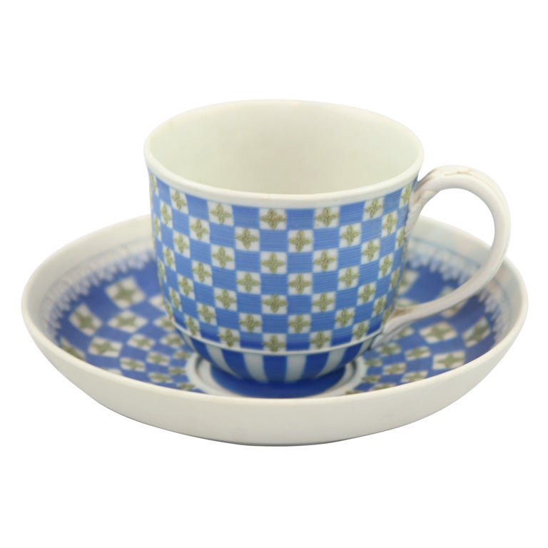 Wedgwood diceware cup & saucer For Sale