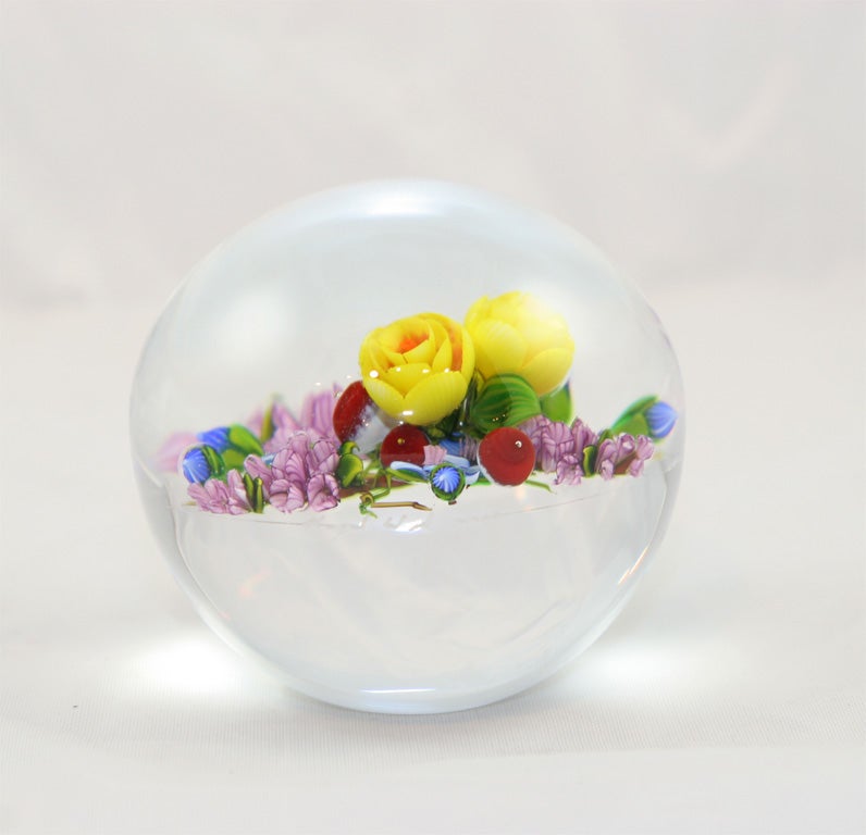 Mayauel Ward bouquet paperweight