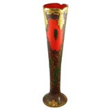 Antique Legras "Indiana" cameo glass vase