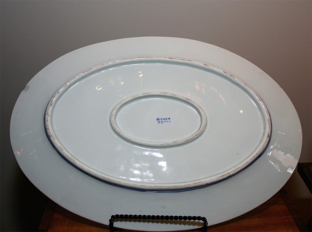 Pair of Blue-and-White Platters 1