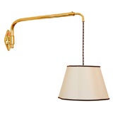 Brass Telescoping Wall Light