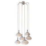 White Glass Globe Hanging Light