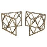 Faux Rope Cocktail Table Bases Faux Rope Cocktail Table Bases