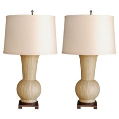 Paul Marra Urn Table Lamps