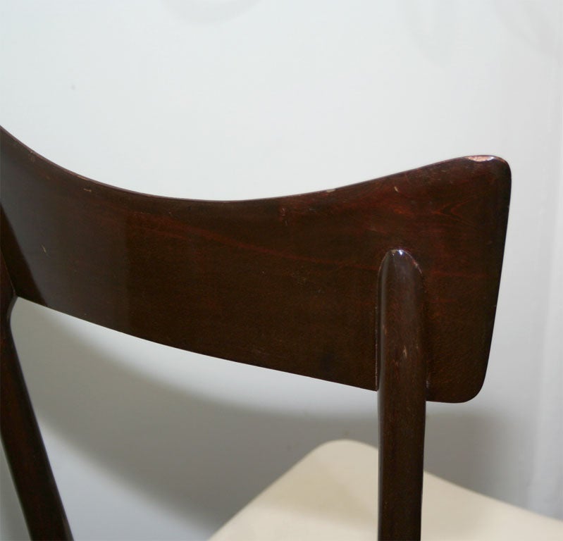 PVC Six Ico Parisi Dining Chairs For Sale