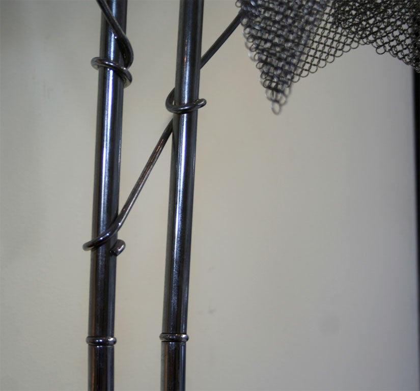 Chain Maille Floor Light by Toni Cordero for Artemedi In Good Condition For Sale In New York, NY