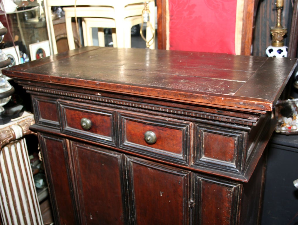 Walnut Antique Tuscan Credenza For Sale