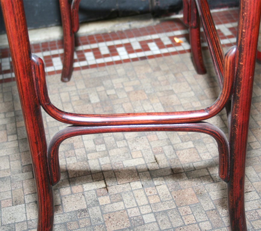 19th Century Josef Hoffmann Set of Four Bentwood Rosewood Stacking Tables For Sale
