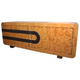 Vintage Super 70's Burlwood Dresser
