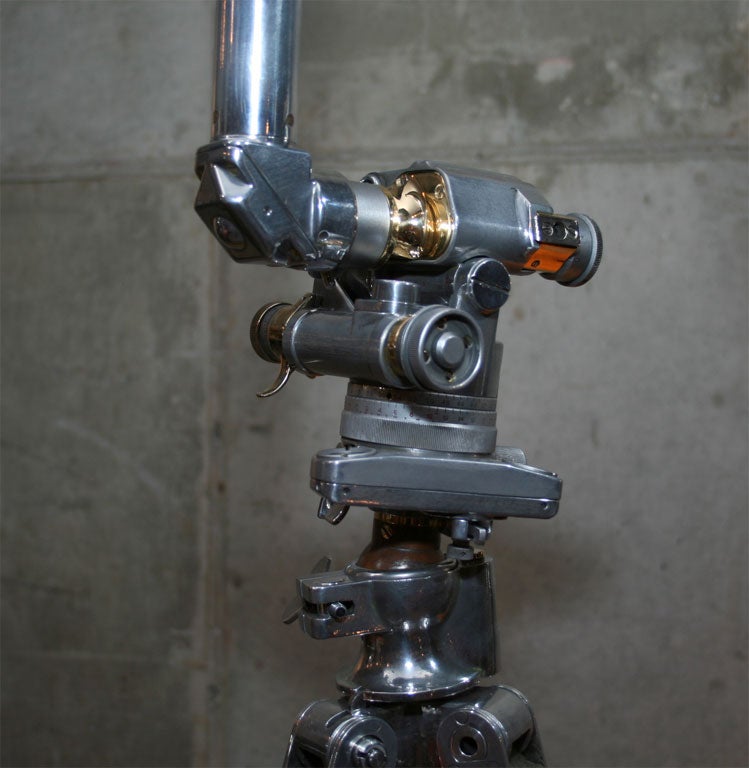 WWII Polished Aluminum Russian Periscope In Excellent Condition In New York, NY