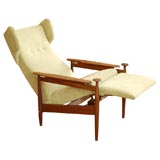 Vintage Reclining Wingback Chair