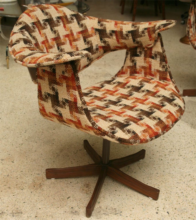 American 60's Plycraft Swivel Chairs