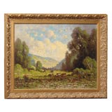 California Impressionist Landscape Painting by Carl Jonnevold