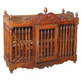 Late 18th Century French Solid Cherry Wood Cage-type Pannetiere