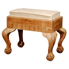 Bleached Oak Stool
