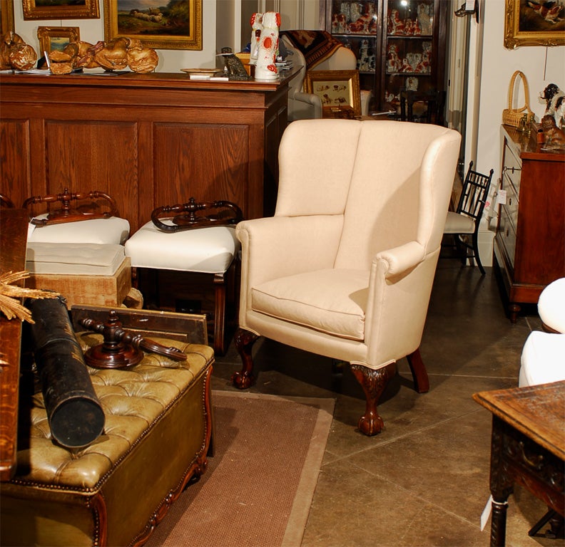 English Barrel Back Chair