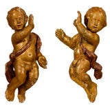 Large Pair of Puttis / Cherubs