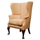 Large English Barrel Back Chair