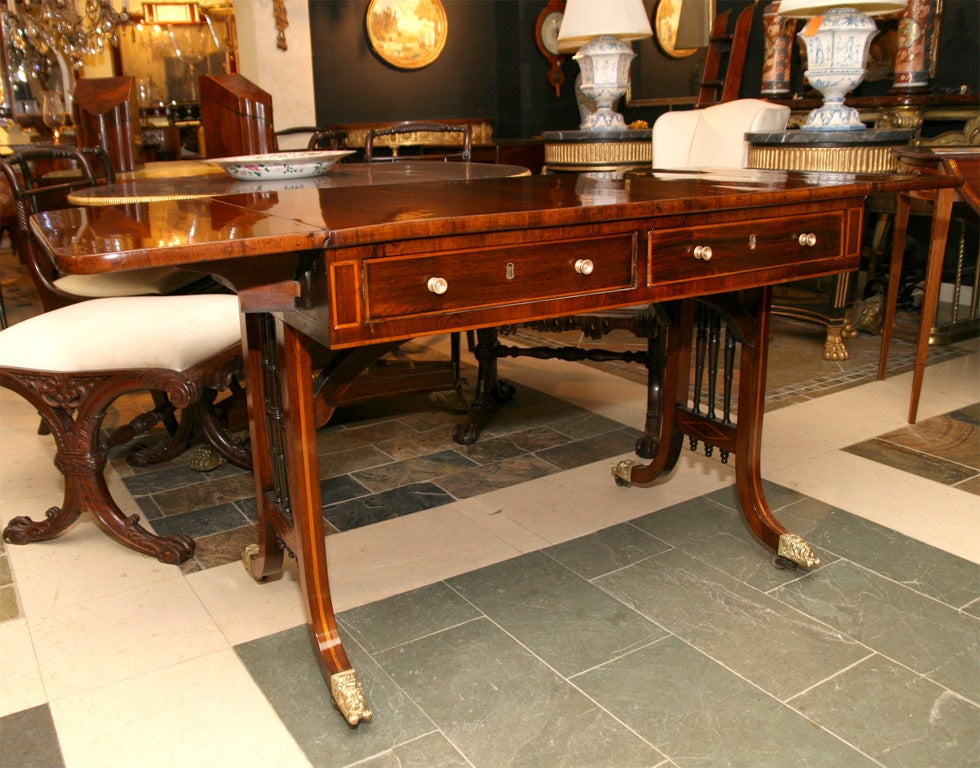Regency Rosewood Sofa Table, ca 1810