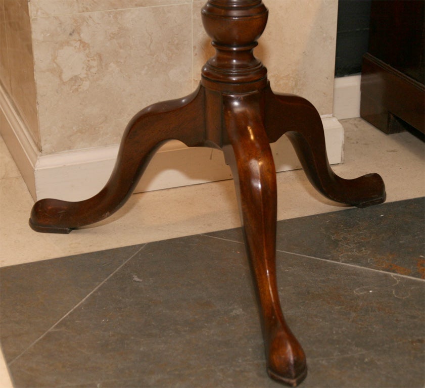 English Queen Ann mahogany reading stand