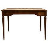 Louis XVI-style writing/game table in Mahogany