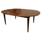 Jansen Dining table with gilded bronze mounts