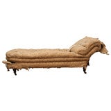 Antique UPHOLSTERED DAY BED