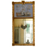 Gilded wooden mirror
